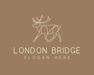 Stag Buck Wildlife logo design