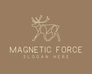 Stag Buck Wildlife logo design