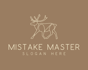 Stag Buck Wildlife logo design