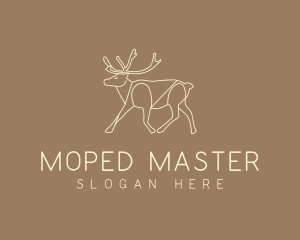 Stag Buck Wildlife logo design