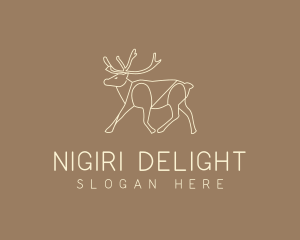 Stag Buck Wildlife logo design