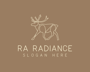 Stag Buck Wildlife logo design