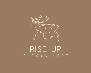 Stag Buck Wildlife logo design