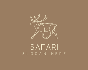 Stag Buck Wildlife logo design