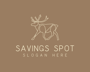 Stag Buck Wildlife logo design