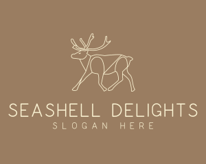 Stag Buck Wildlife logo design