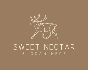 Stag Buck Wildlife logo design