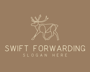 Stag Buck Wildlife logo design