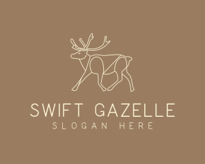 Stag Buck Wildlife logo design