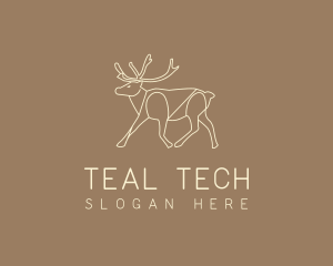 Stag Buck Wildlife logo design