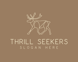 Stag Buck Wildlife logo design