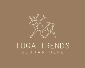 Stag Buck Wildlife logo design