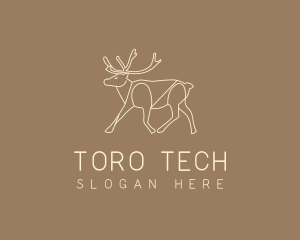 Stag Buck Wildlife logo design