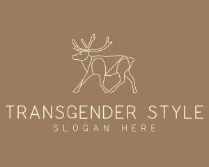 Stag Buck Wildlife logo design