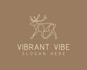 Stag Buck Wildlife logo design