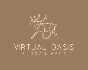 Stag Buck Wildlife logo design