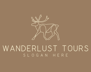 Stag Buck Wildlife logo design