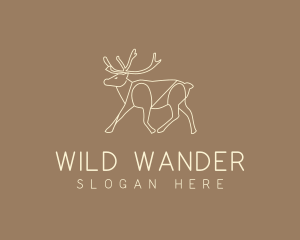 Stag Buck Wildlife logo design