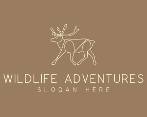 Stag Buck Wildlife logo design