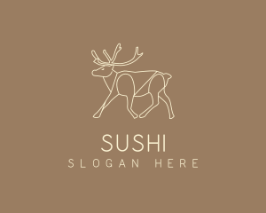 Stag Buck Wildlife logo design