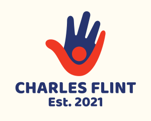 Funding - Hand Person Foundation logo design