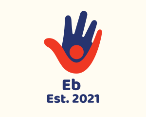 Nursery - Hand Person Foundation logo design