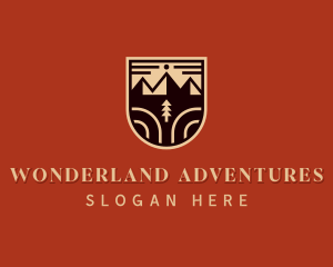 Adventure Mountain Hiker logo design