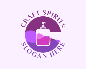 Alcohol - Soap Alcohol Dispenser logo design