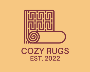 Rug - Clean Carpet Pattern logo design