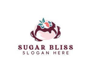 Sweet - Sweet Blueberry Pastry logo design