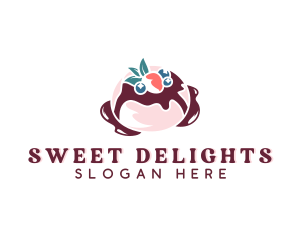 Sweet Blueberry Pastry logo design