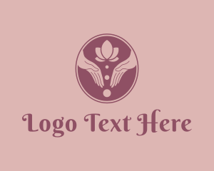 Masseur - Hand Wellness Massage logo design