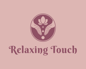 Massage - Hand Wellness Massage logo design