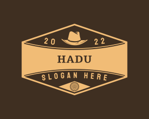 Classic Western Hat Logo