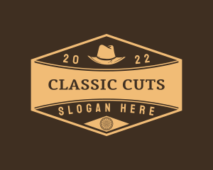 Classic Western Hat logo design