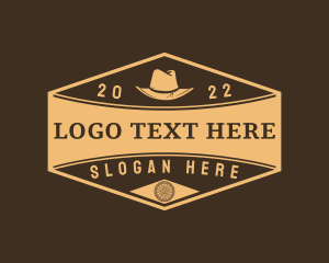 Sheriff - Classic Western Hat logo design