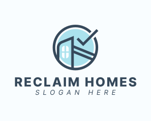 Foreclosure - House Property Check logo design