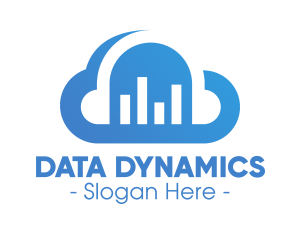 Cloud Data Statistics  logo design