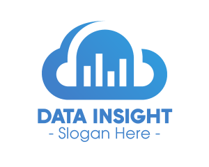 Statistic - Cloud Data Statistics logo design