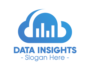 Cloud Data Statistics  logo design