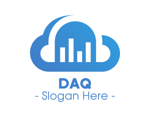 Storage - Cloud Data Statistics logo design