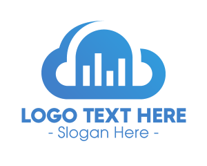 Statistics - Cloud Data Statistics logo design