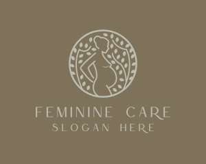 Gynecology - Pregnant Mother Nature logo design
