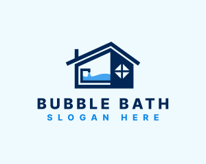 Tub - House Sink Faucet logo design