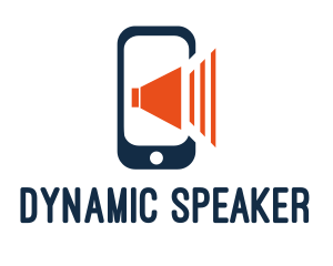 Speaker - Mobile Phone Volume logo design