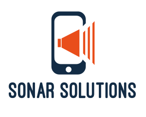 Sonar - Mobile Phone Volume logo design