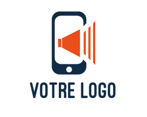 Smartphone - Mobile Phone Volume logo design