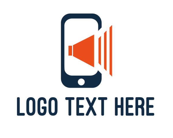 Volume - Mobile Phone Volume logo design