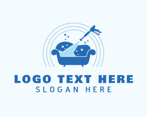 Sofa - Furniture Cleaning Pressure Washing logo design