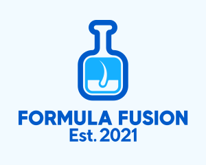 Formula - Blue Hair Ointment logo design